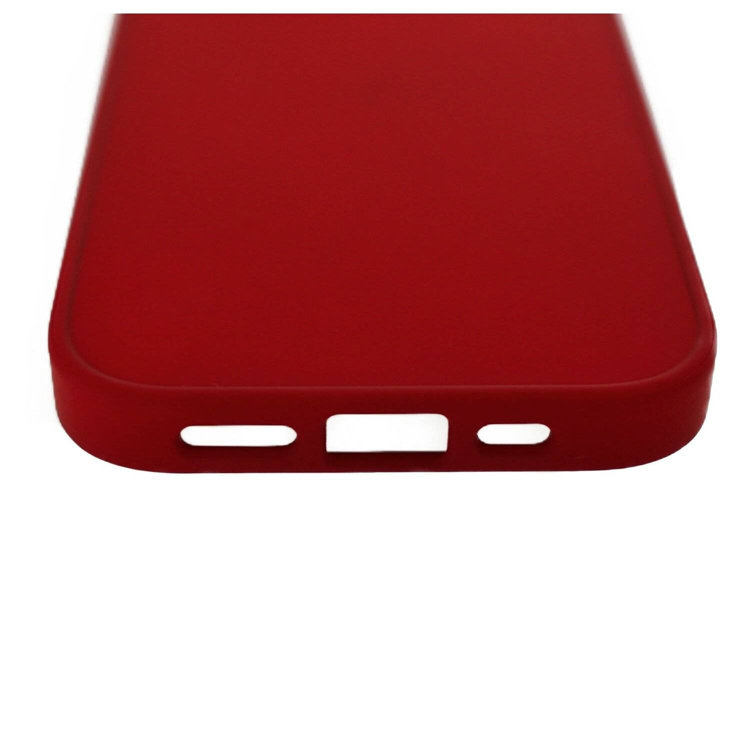 RJID Case Hülle Bumper Back Cover Bumper TPU Schutzhülle kompatibel mit iPhone 11 Pro Max Rot