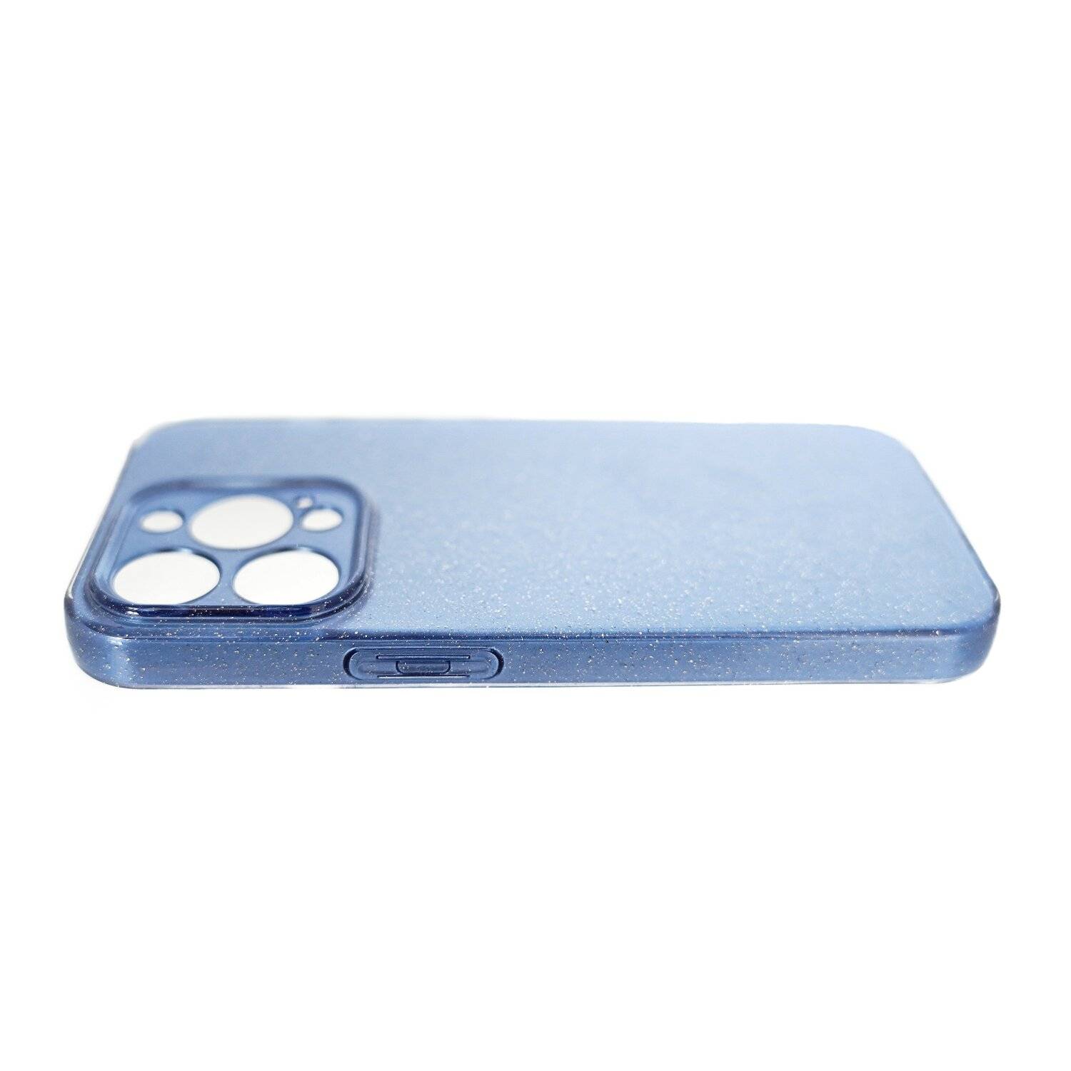 Glitzer Hülle Glänzend Glitter Bumper Back Cover Silikon Schutzhülle kompatibel mit iPhone 11 Pro Max Blau