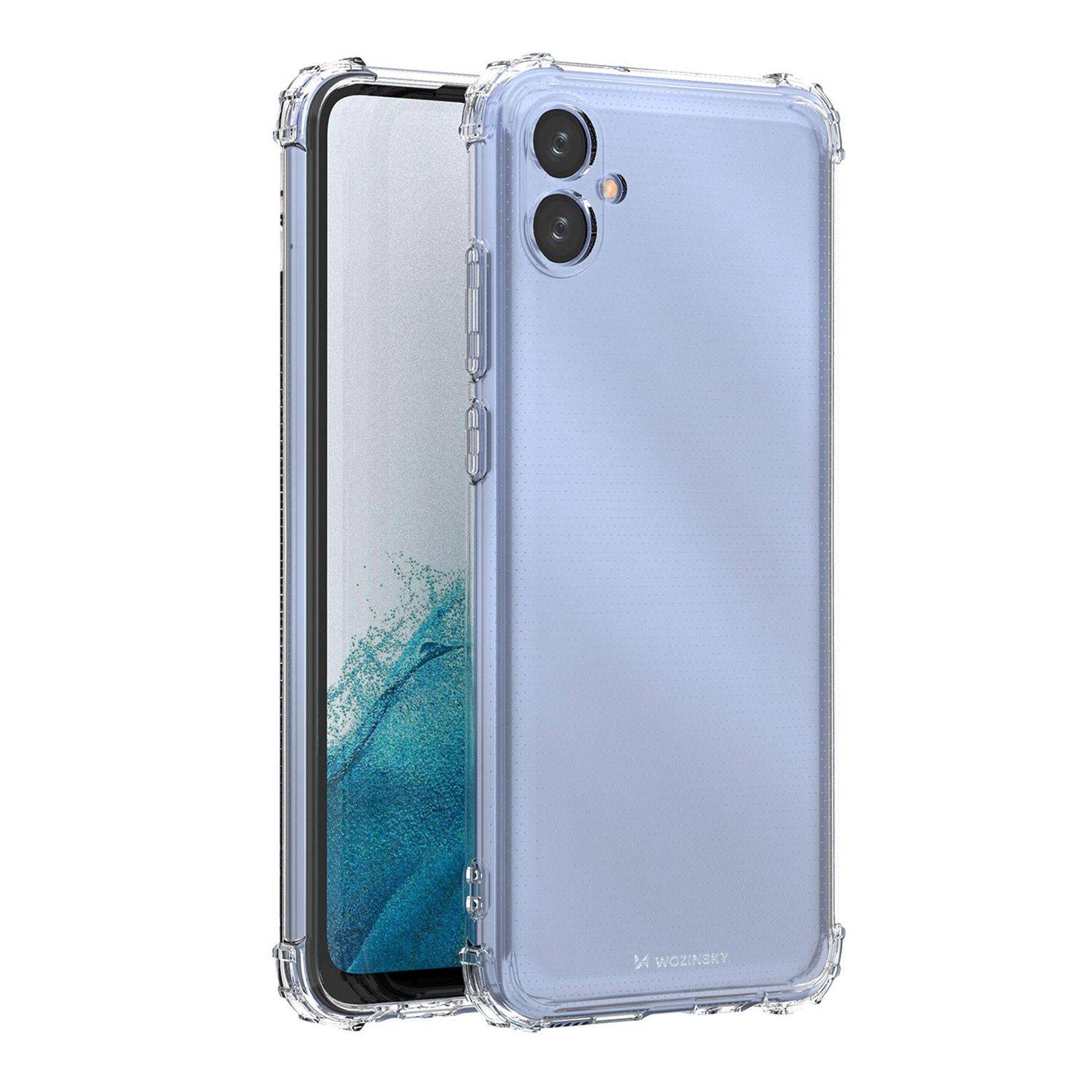 Anti Shock Armored Kantenschutz Hülle Case kompatibel mit Samsung Galaxy Z Fold 4 transparent