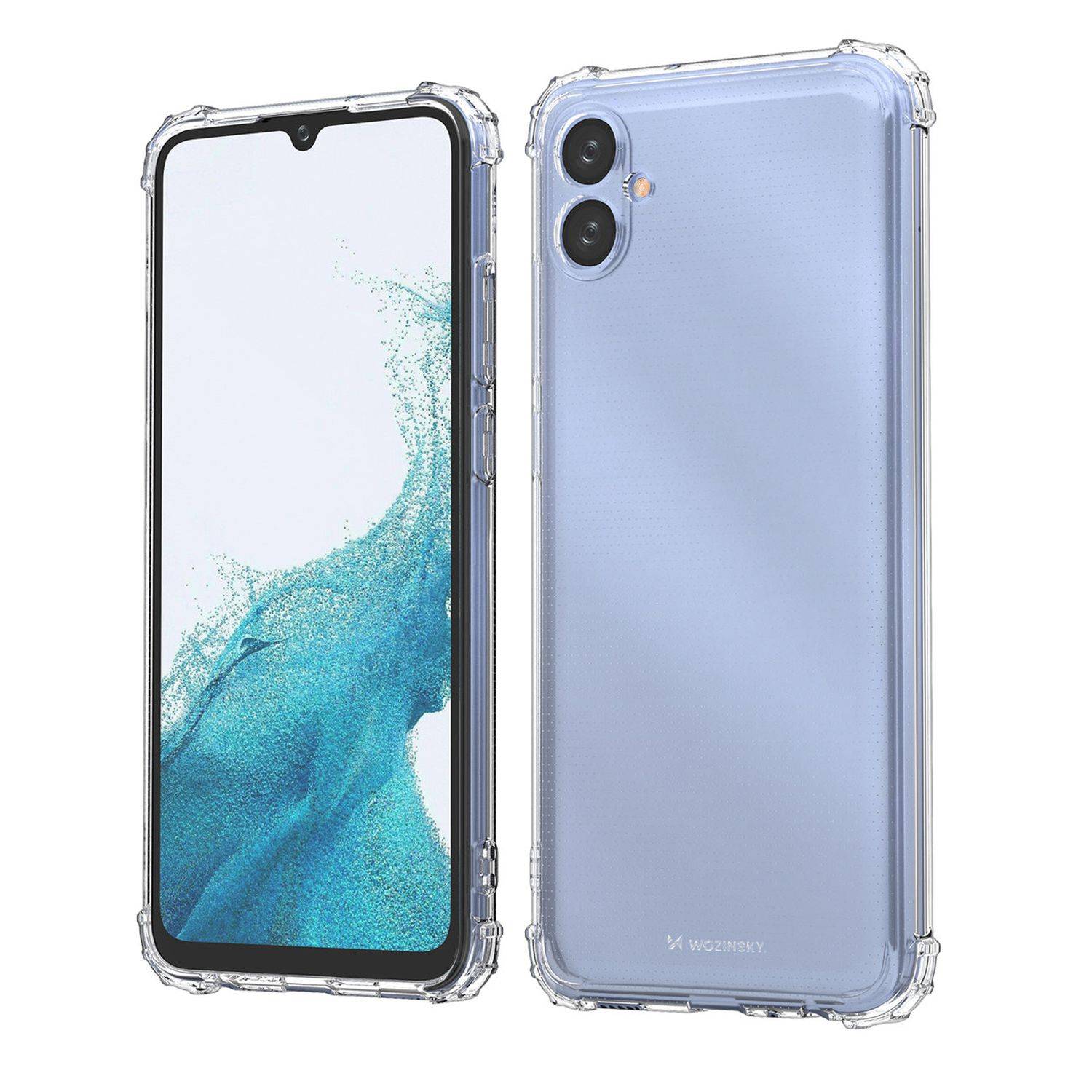 Anti Shock Armored Kantenschutz Hülle Case kompatibel mit Samsung Galaxy Z Fold 4 transparent