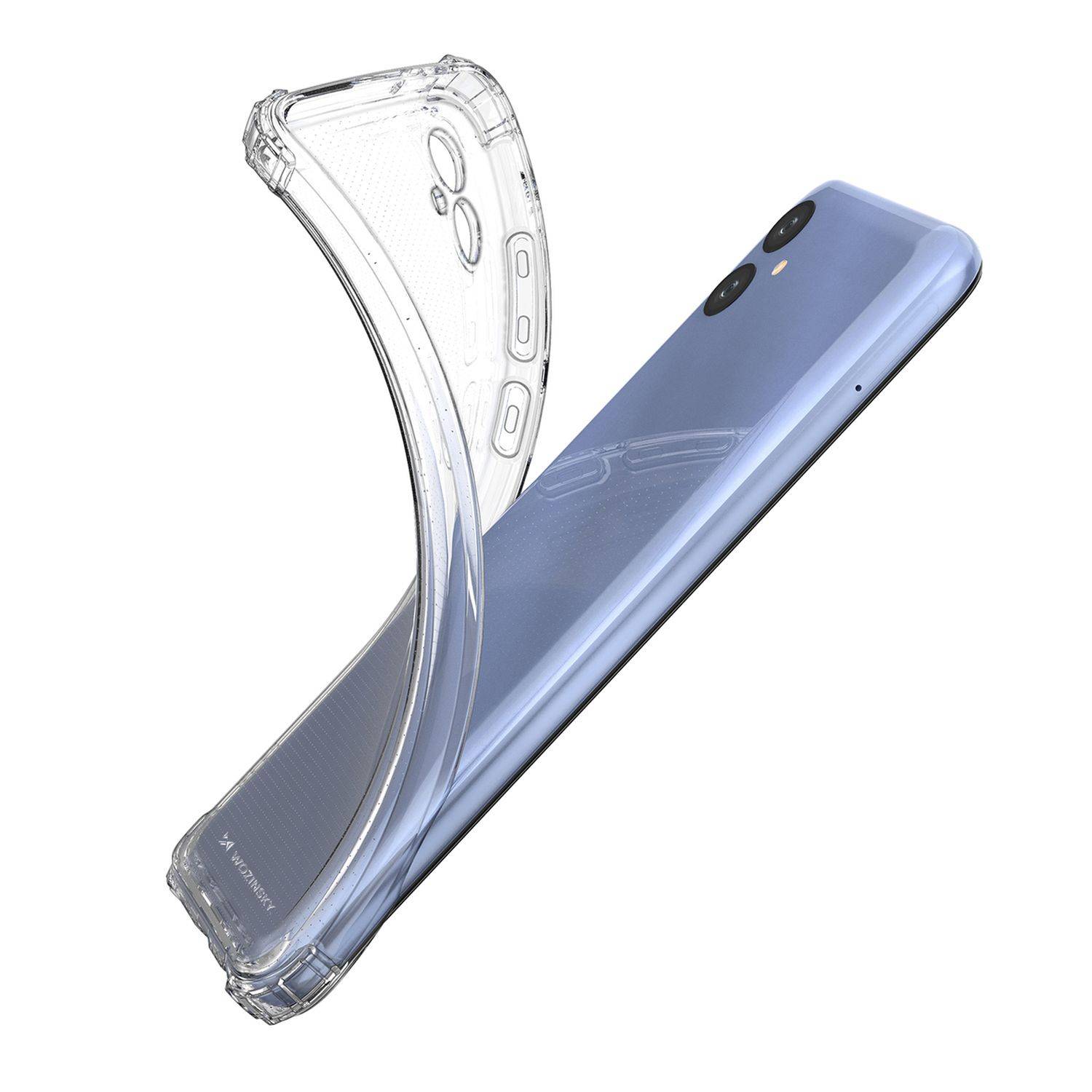 Anti Shock Armored Kantenschutz Hülle Case kompatibel mit Samsung Galaxy Z Fold 4 transparent