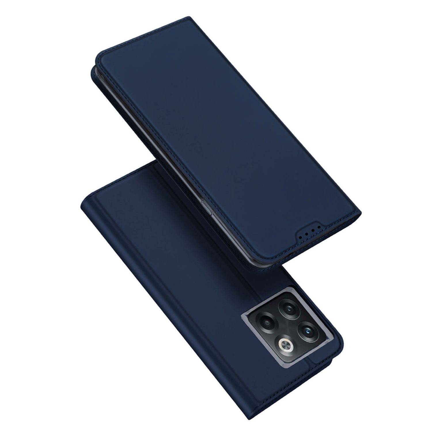 Dux Ducis Skin Pro Hülle kompatibel mit Motorola Moto G32 Flip Card Wallet Stand Blau