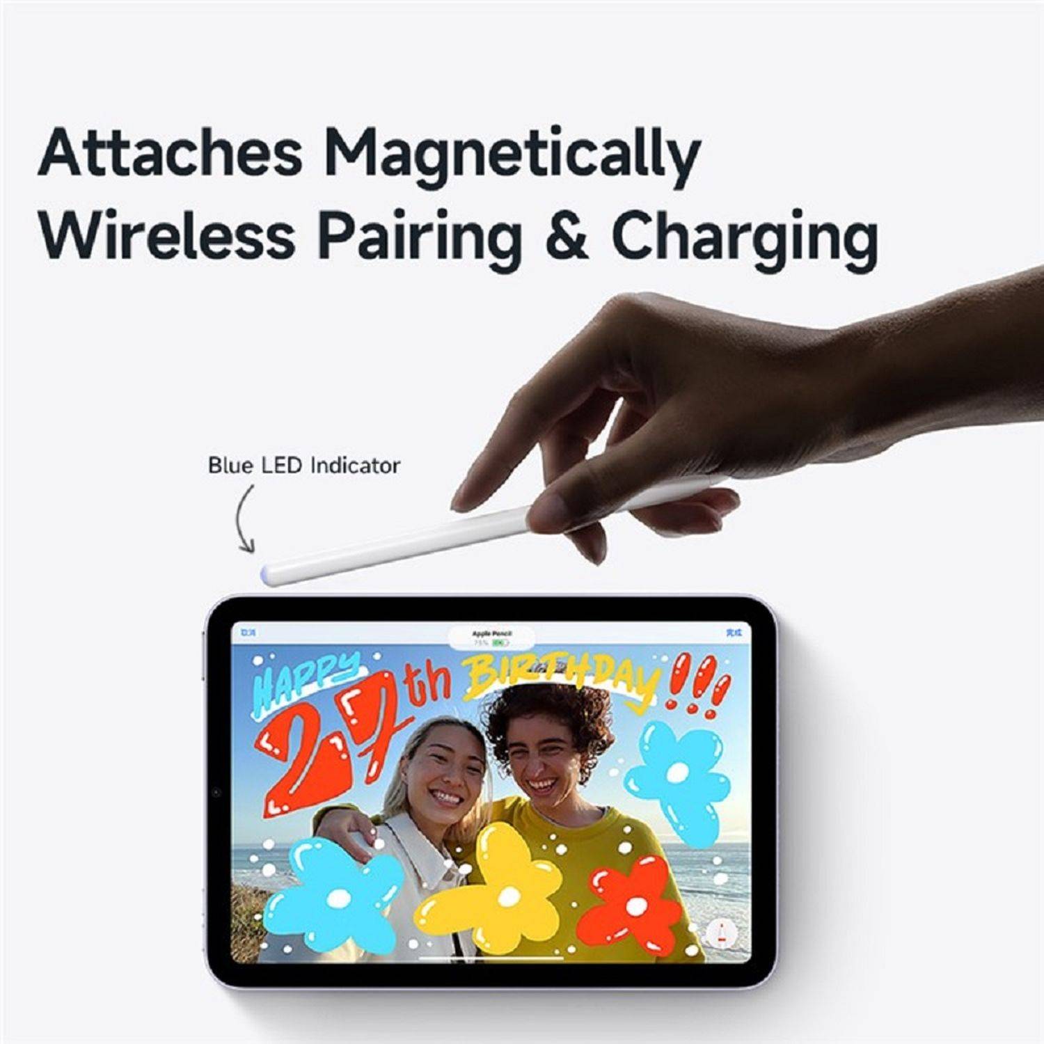 MCDODO PN-8921 MDD Sketch Series Aktiver kapazitiver Stylus-Stift, Handflächenunterdrückung mit magnetischer Aufladung