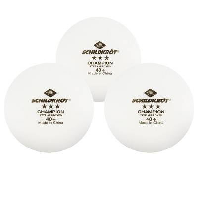 Schildkröt Tischtennisbälle "3-Stern Champion" 3er Set
