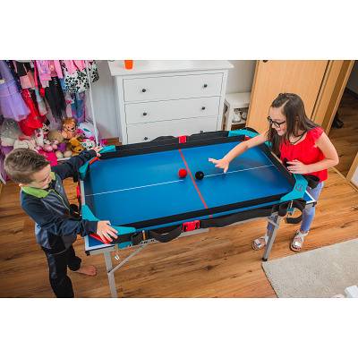 HesherBall Tischballspiel Funsportspiel Set im Display Bleu Pink 20 cm