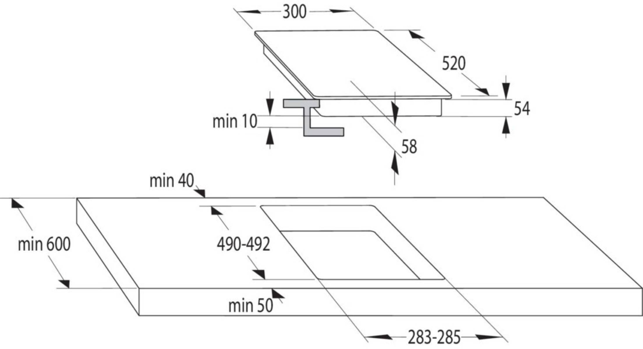 Gorenje EB-Autark-Kochfeld Indukt. GI3201BC