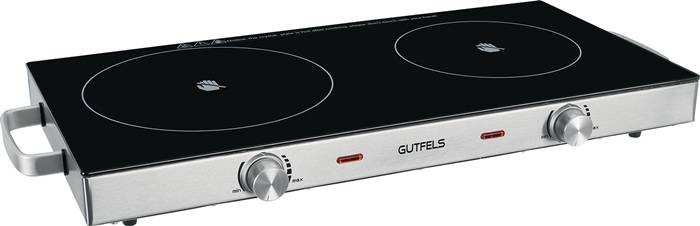 Glaskeramik Doppel‐Kochplatte COOK 4010 1800 W,1000 W ,stufenlos GUTFELS