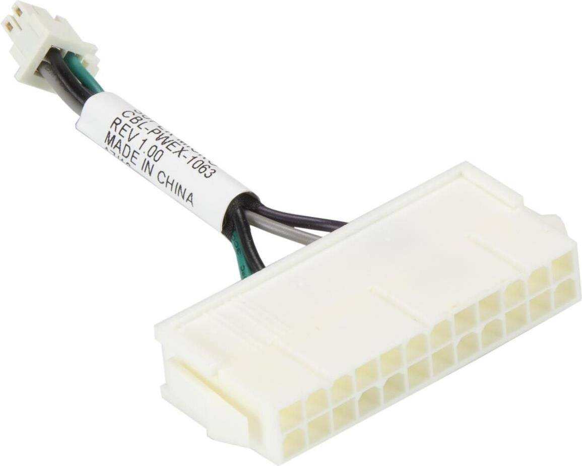 Supermicro Netzteil - 4-Pin-Mini-Stromversorgungsstecker (M) - zu Mini-ATX 24-po