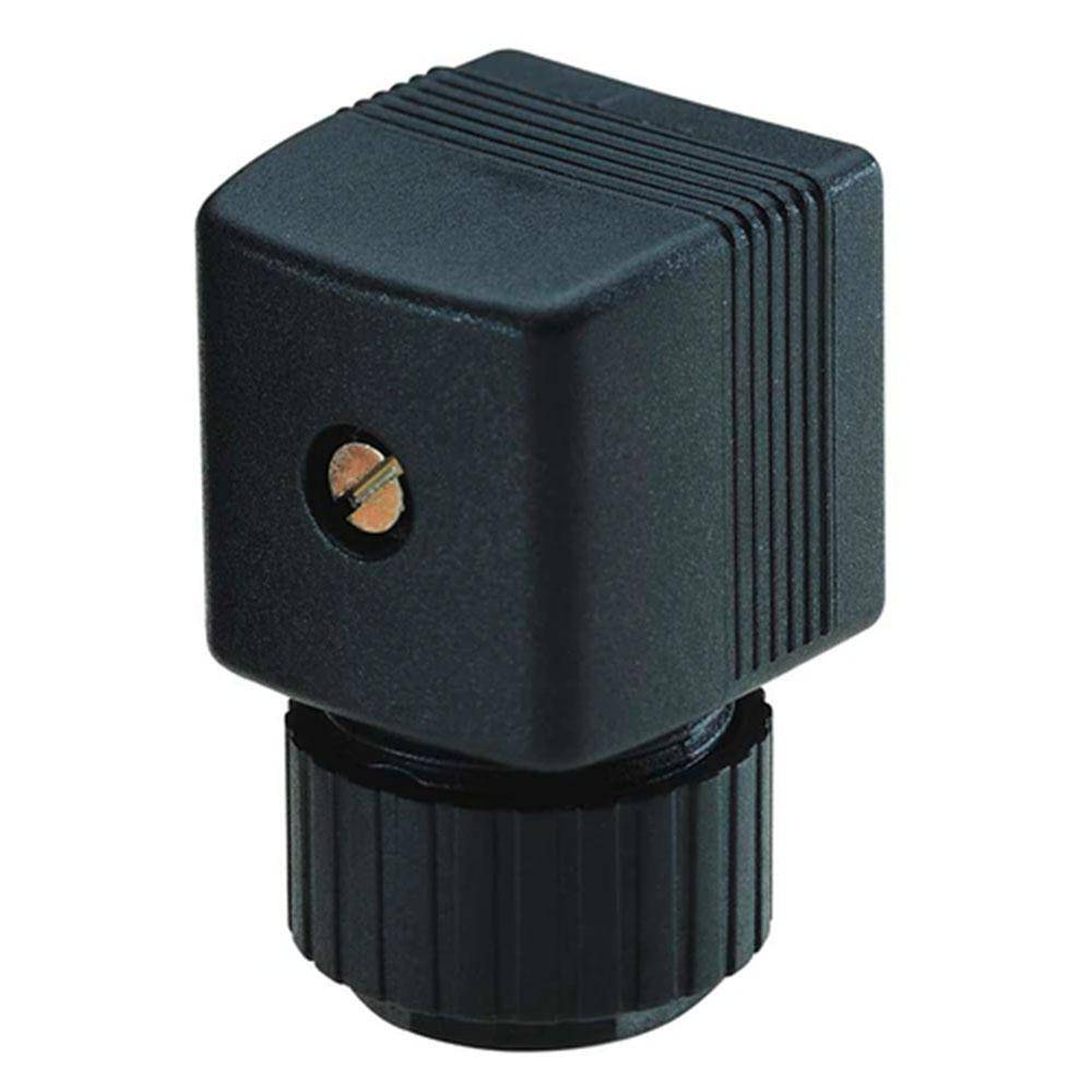 Gerätesteckdose für Magnetventil Typ 2508 - 28 mm - Polzahl 2+Schutzleiter - 250 V - Kabelabgang nach unten