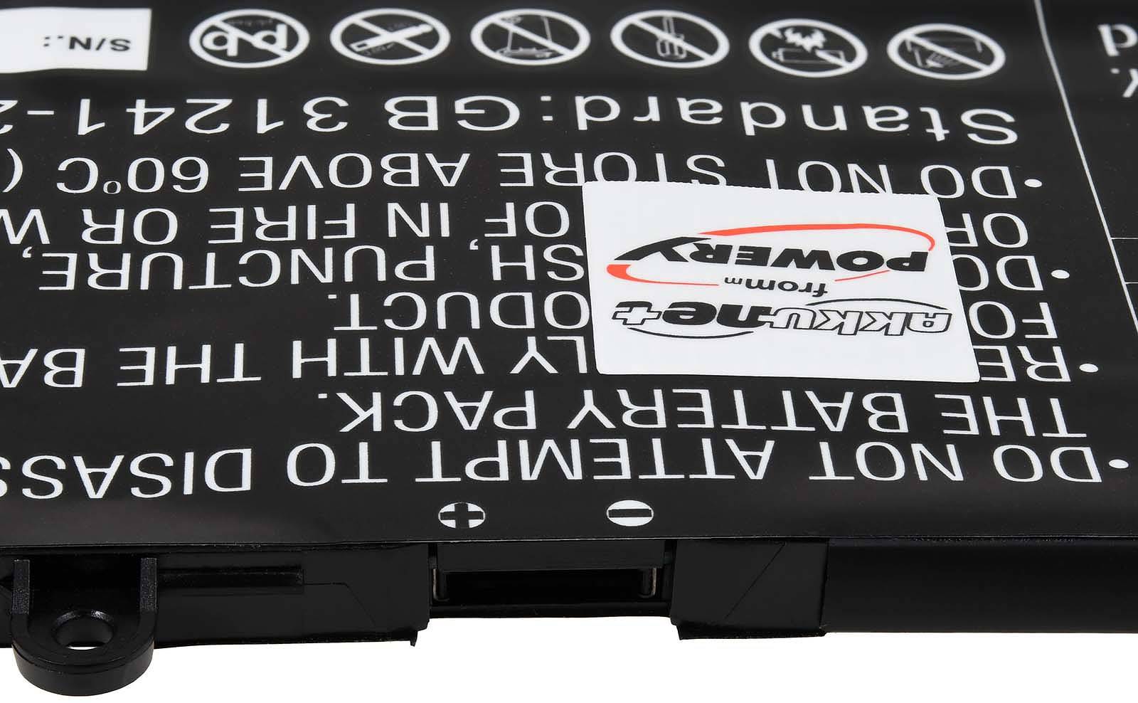 Powery Akku für Laptop Asus BR1100CKA, 11,55V, Li-Polymer