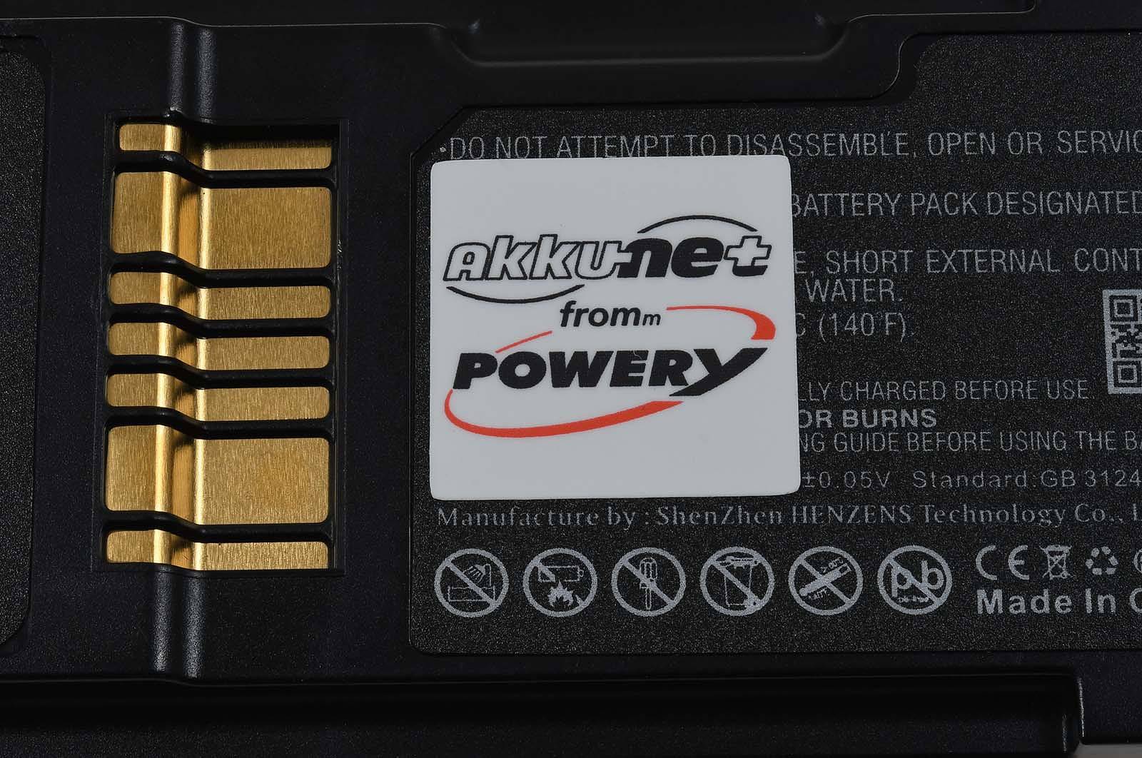 Powery Powerakku für Barcode Scanner Symbol MC9500 / MC9590 / Typ BTRY-MC95IABA0, 3,7V, Li-Ion