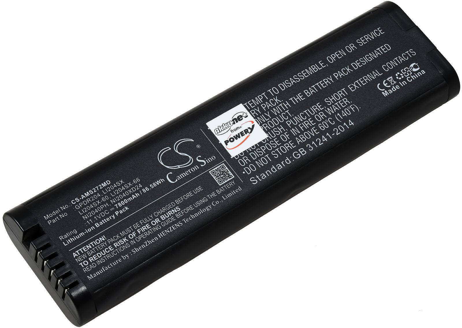 Powery Akku für Mobilfunk-Messgerät Anritsu MS2034A, 11,1V, Li-Ion