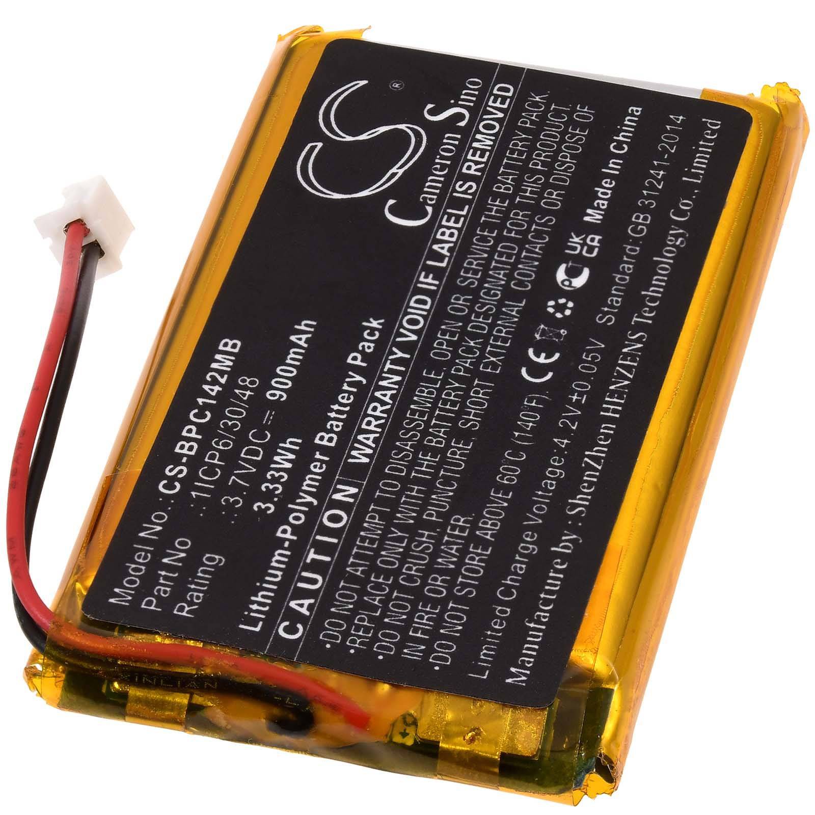 Powery Akku für Babyphone Babymoov Premium Care A014203, 3,7V, Li-Polymer