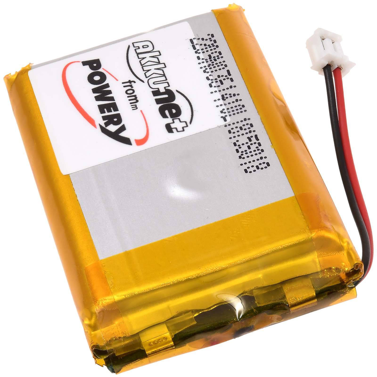 Powery Akku für Babyphone Babymoov Premium Care A014203, 3,7V, Li-Polymer