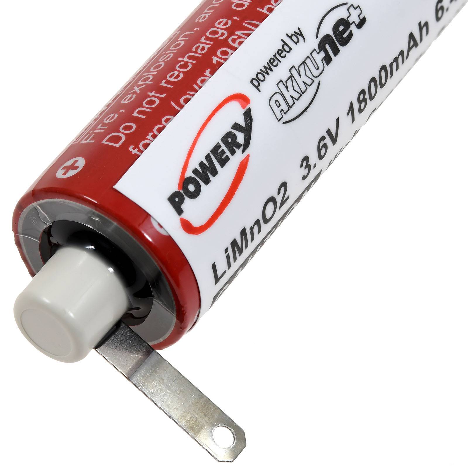 Powery SPS-Lithiumbatterie kompatibel mit Maxell F1 / F2 / FX2 / Typ ER6C, 3,6V, Lithium-Mangandioxid