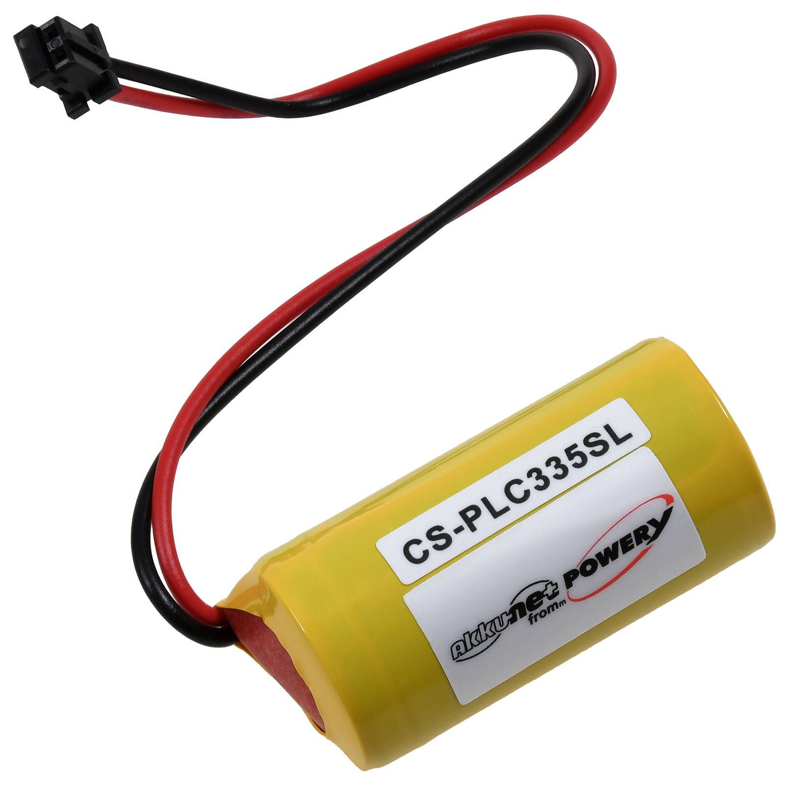 Powery SPS-Lithiumbatterie kompatibel mit Mitsubishi ER2/3A / Typ Q6BAT, 3V, Lithium-Mangandioxid