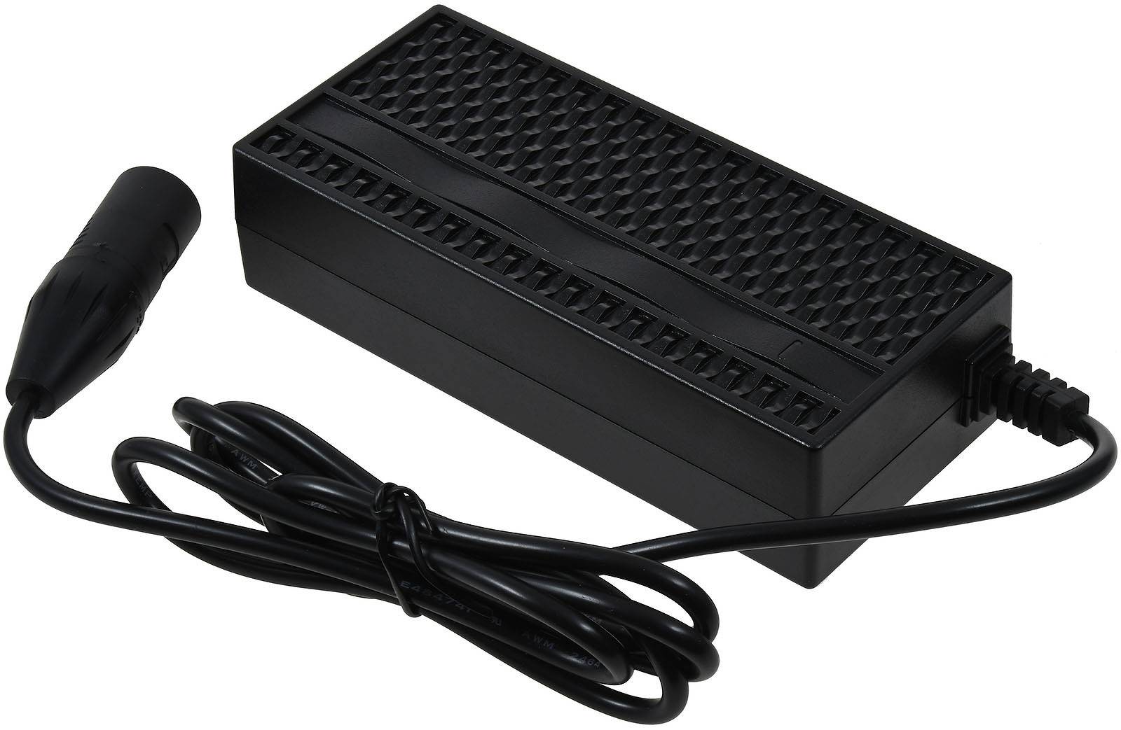 Powery Ladegerät, Netzteil Typ HP1202L3 für E-Bike-, Elektrofahrrad 36V-Akkus, 2,2A, 3-Pin-XLR-Anschluss, 42V