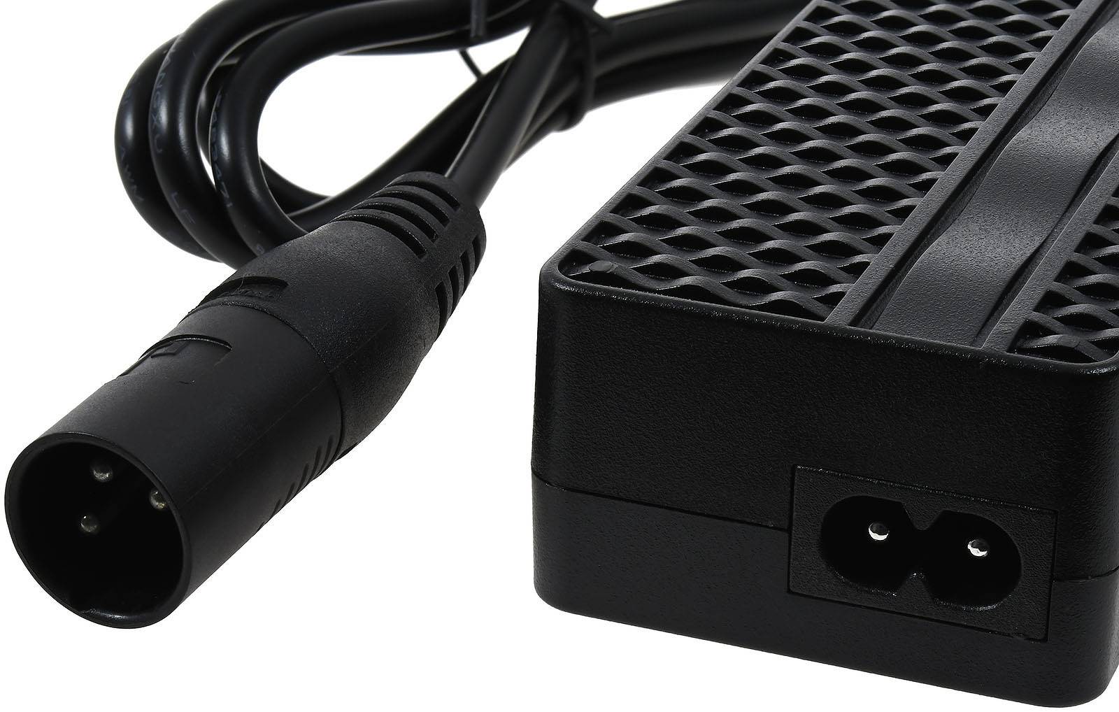 Powery Ladegerät, Netzteil Typ HP1202L2 für E-Bike-, E-Roller 24V-Akkus mit 3Pin-Anschluss für z.B. Pedelec, 29,4V