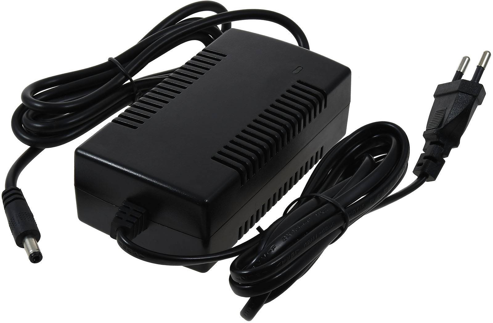 Powery Ladegerät, Netzteil für E-Bike- 24V-Akkus, 2,35A, Stecker 5,5mm x 2,5mm für z.B. Pedelec, 29,4V