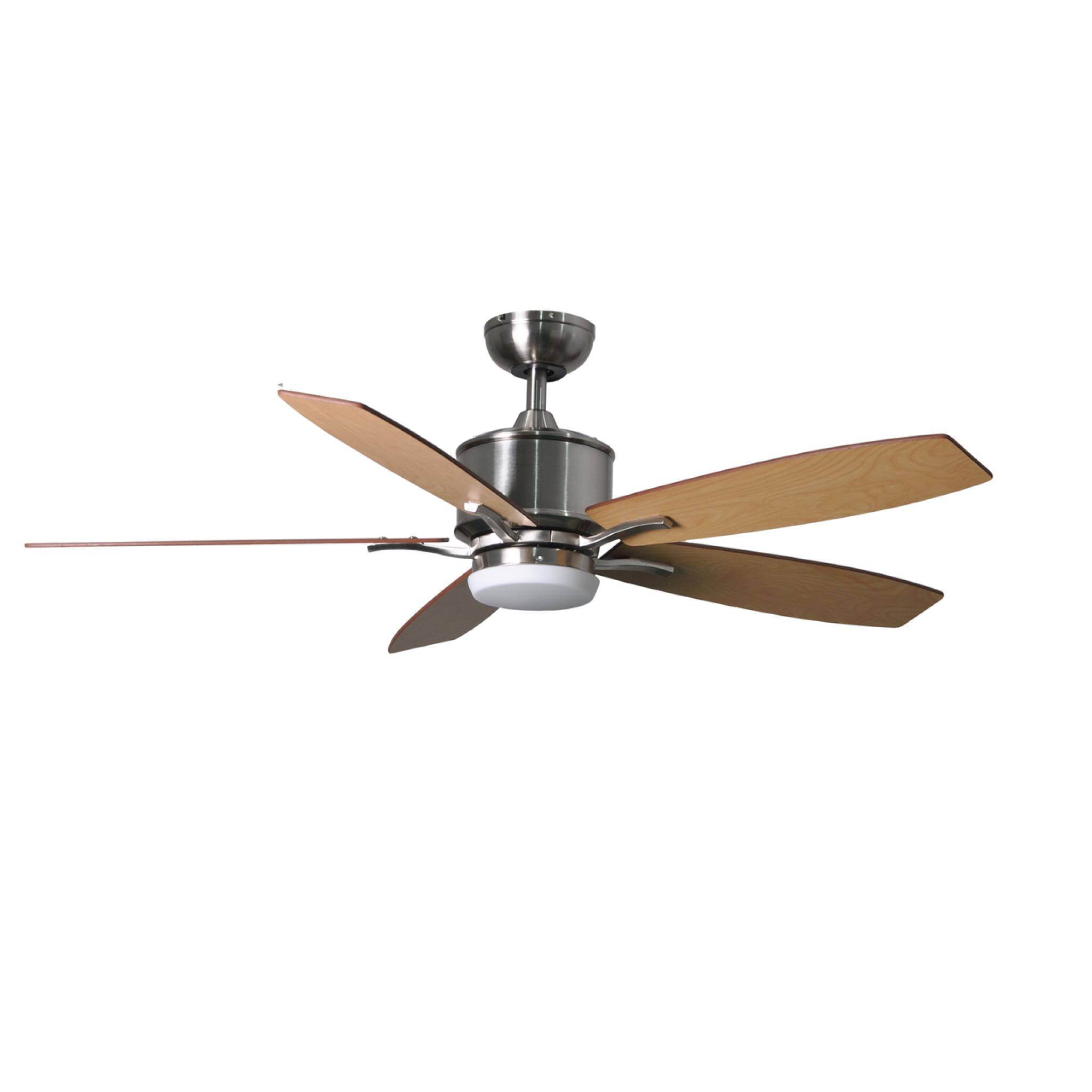 Deckenventilator Prima Nickel 132 cm mit LED Beleuchtung
