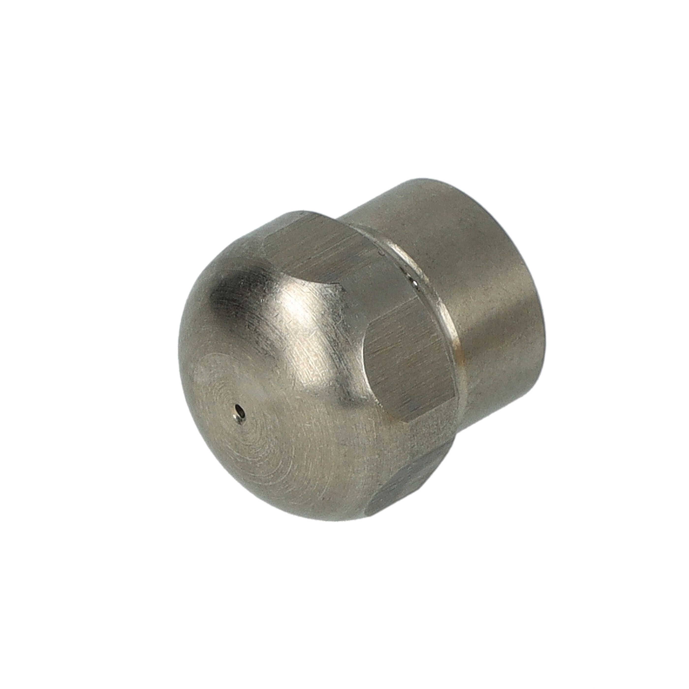 vhbw 2x Rohrreinigungsdüsen kompatibel mit Kränzle Profi Jet B 10-200 Hochdruckreiniger - 1/8 Zoll, Starr + Rotierend