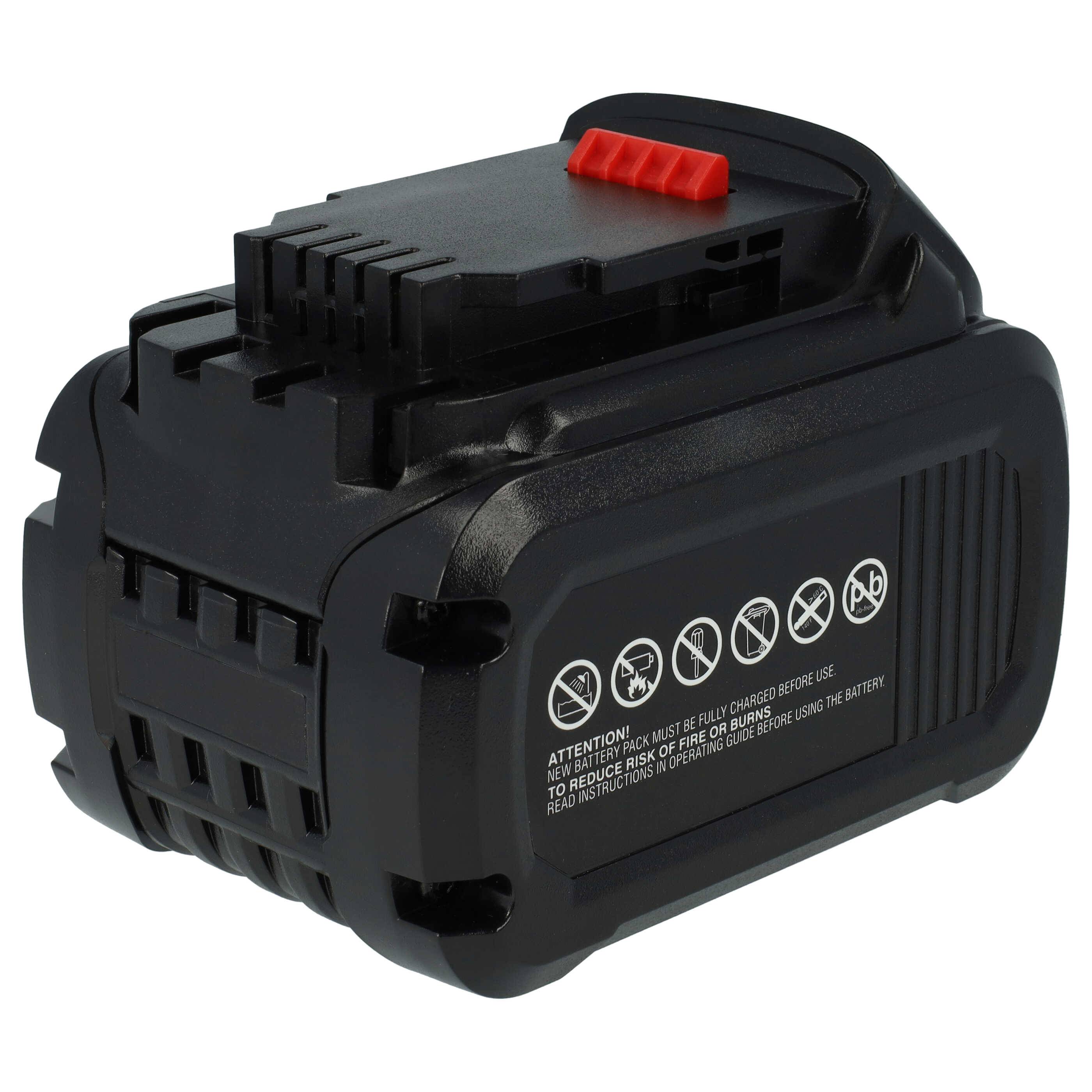 vhbw Akku Ersatz für Dewalt DCB201-2, DCB183, DCB203, DCB184, DCB204, DCB185, DCB200, DCB201 für Werkzeug (4500 mAh, Li-Ion, 20 V)