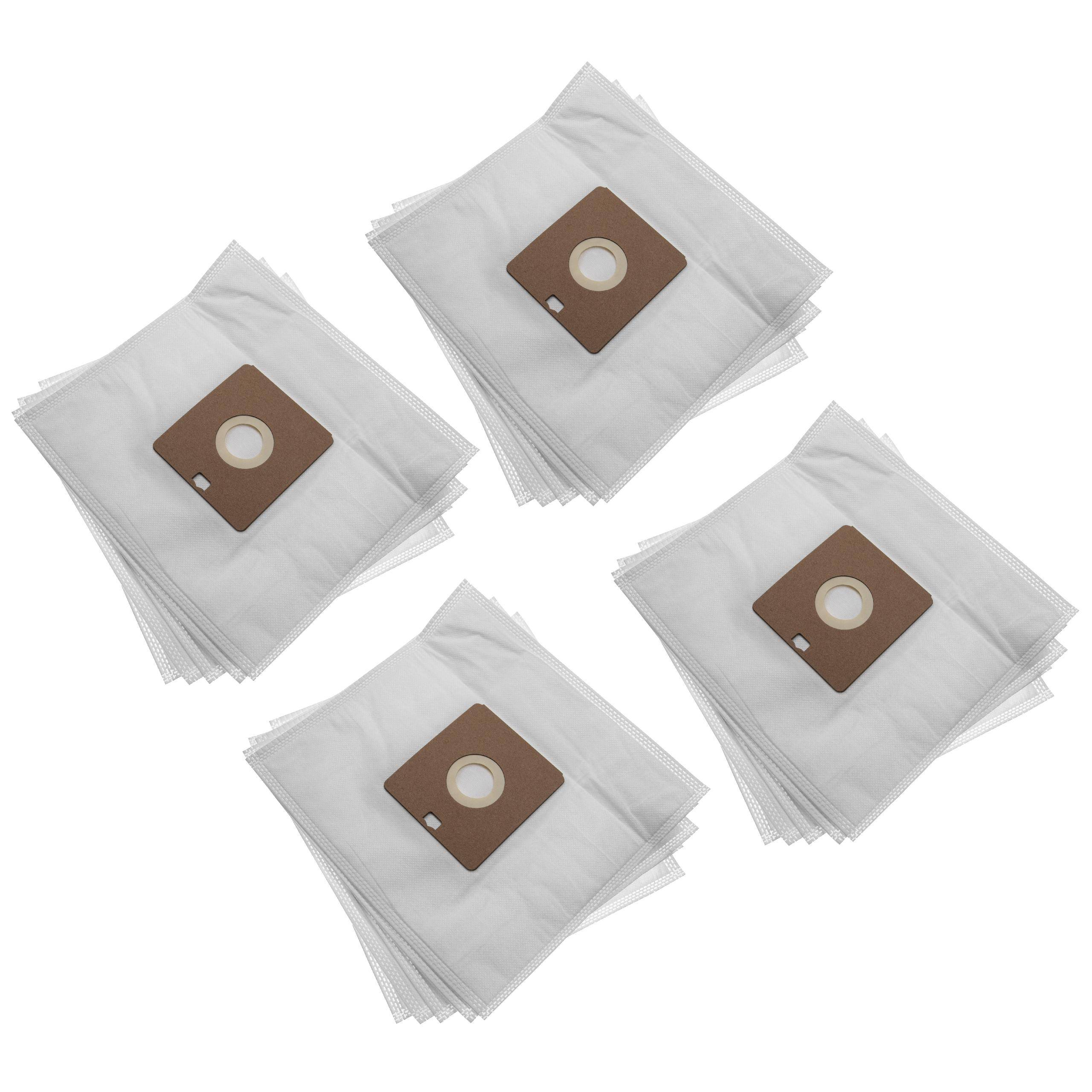 vhbw 20x Staubbeutel kompatibel mit Nilfisk Astral GM160, Bravo, Bravo Energy Parquet EU, Astral GM170 Staubsauger - 24,7cm x 27cm Weiß