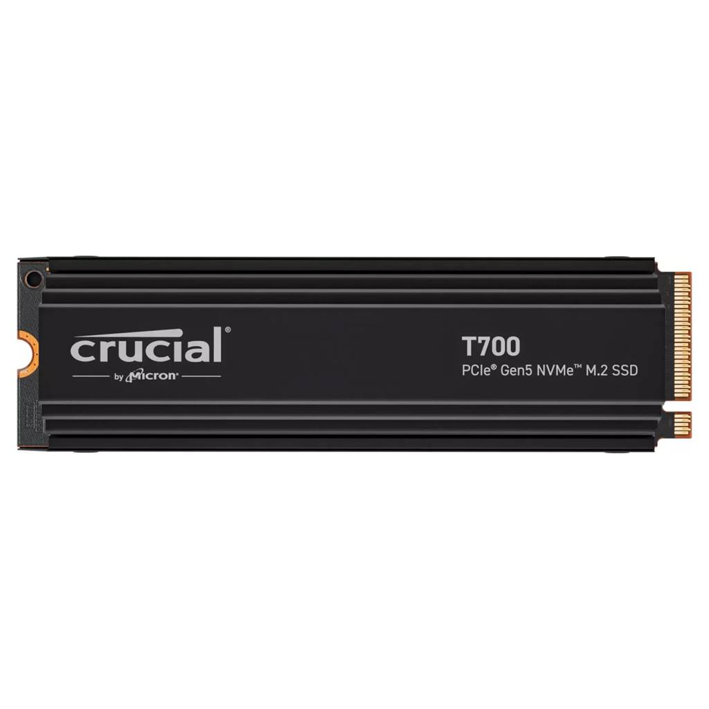Crucial T700 - SSD - verschlüsselt - 4 TB - intern - M.2 - PCI Express 5.0 (NVMe)