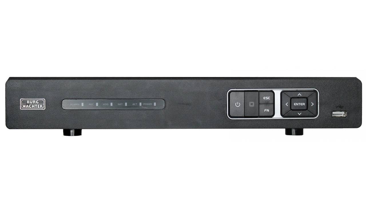 SPVR-4421I BURG GARD, Dieser digitale Pentabrid Videorekorder kann Videosignale von HD-CVI, TVI, AHD und analogen FBAS