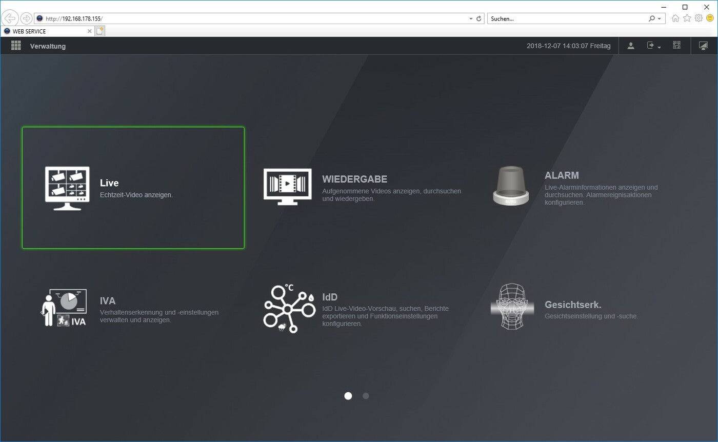 SPVR-4421I BURG GARD, Dieser digitale Pentabrid Videorekorder kann Videosignale von HD-CVI, TVI, AHD und analogen FBAS