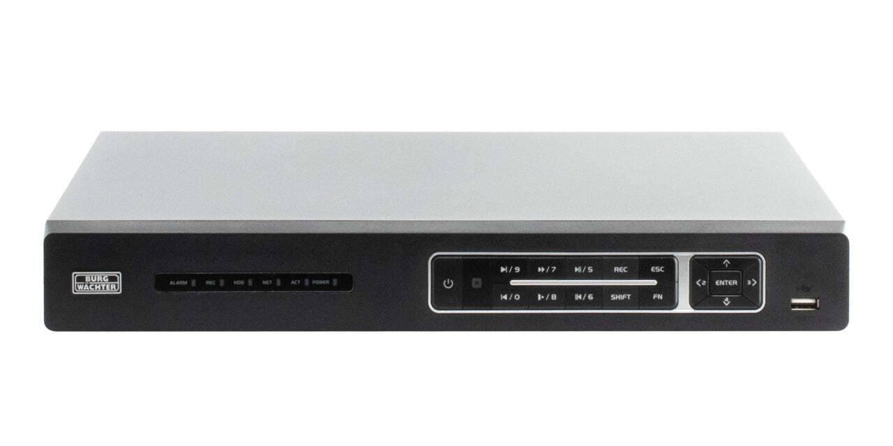 BWNVR-31642EI BURG GARD, AI Netzwerk-Videorekorder - die performante Lösung Dieser Rekorder ist das neuste Modell der B