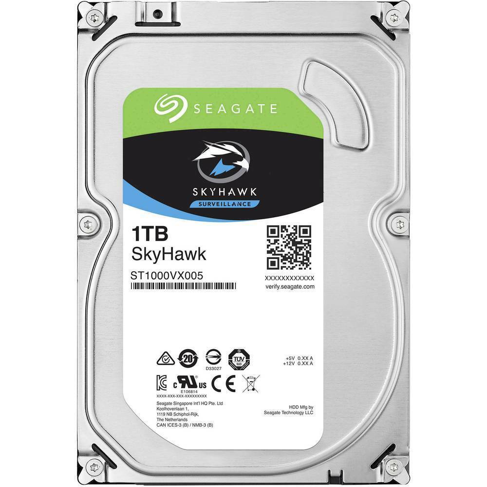 HDD-1000HV BURG GARD, 1TB Video-Festplatte für 24/7 Betrieb geeignet und optimiert für Videoüberwachungsaufgaben. Die S
