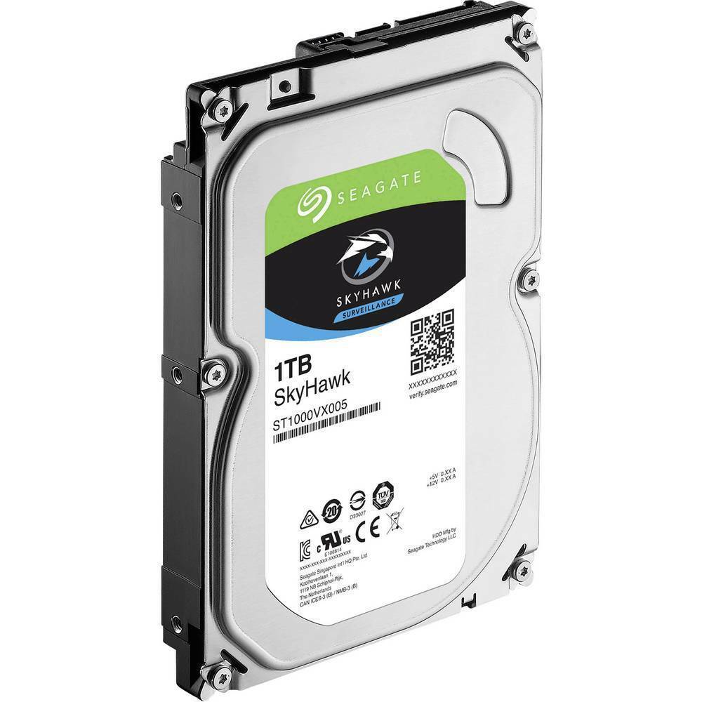 HDD-1000HV BURG GARD, 1TB Video-Festplatte für 24/7 Betrieb geeignet und optimiert für Videoüberwachungsaufgaben. Die S