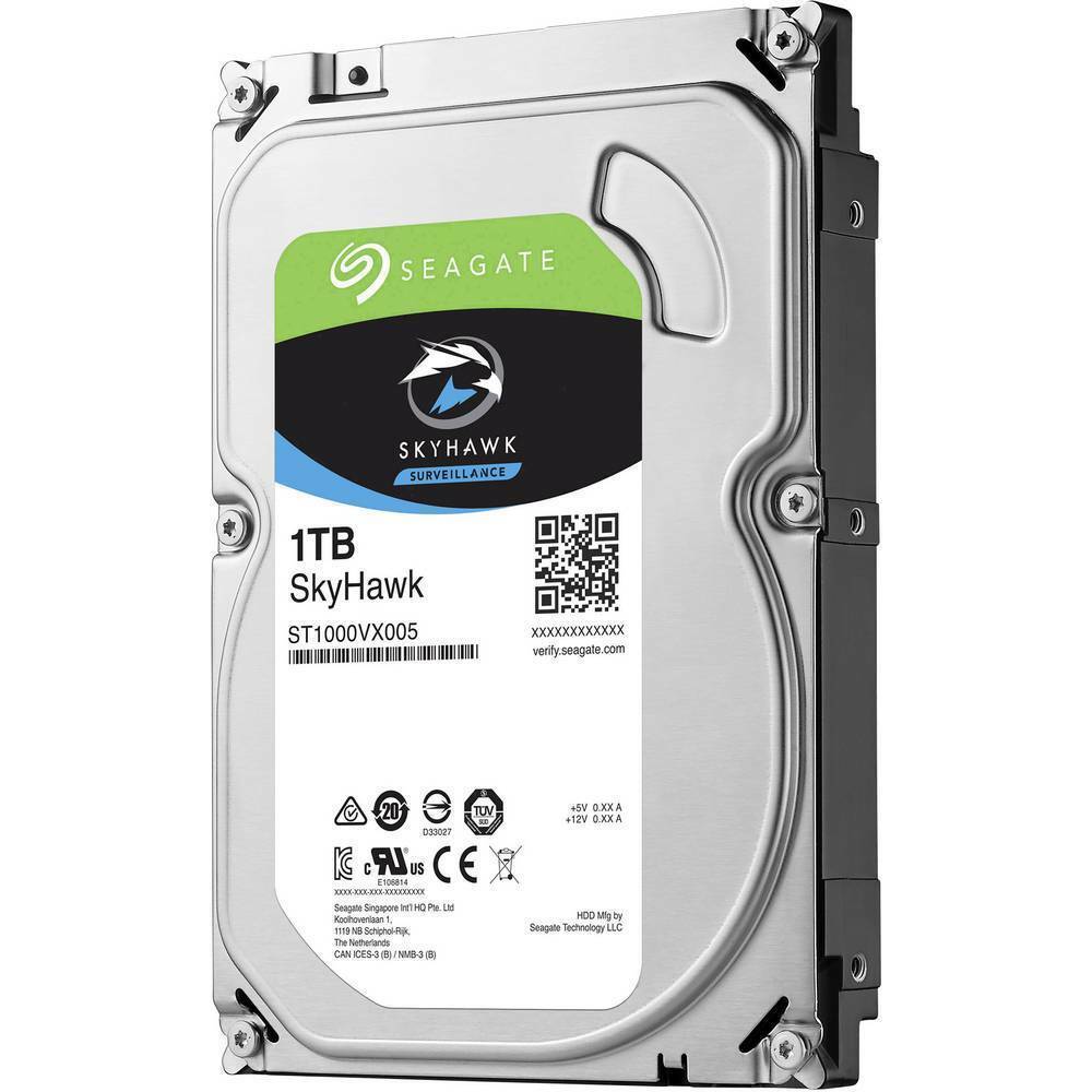 HDD-1000HV BURG GARD, 1TB Video-Festplatte für 24/7 Betrieb geeignet und optimiert für Videoüberwachungsaufgaben. Die S