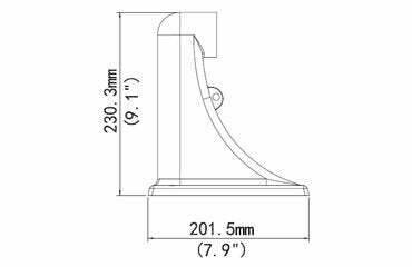TR-WE45-IN BURG GARD, Uniview PTZ Dome Wandhalterung In-/Outdoor, passend f. IPC62xx Serie