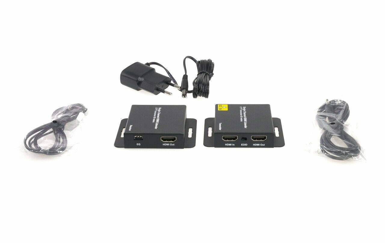 HDMI-700-E BURG GARD, Übertragung von FullHD (1080p) HDMI Signalen über CAT6 Kabel bis zu 50m. Die Übertragung von IR-S