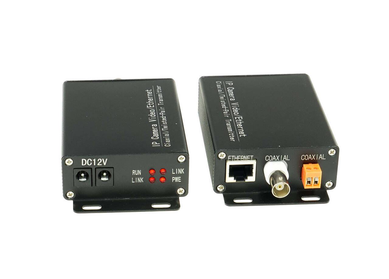 BWNET NETOCOAX-01 BURG GARD, Ethernet-über-Koax-Extender und Ethernet-über-2Draht-Extender Set mit 2 Modulen mit je ein