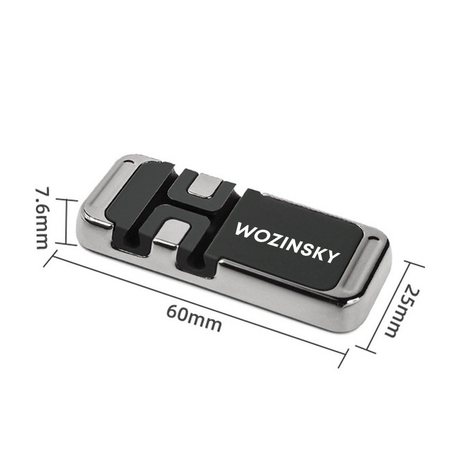 Magnetischer Telefonhalter mit Kabelorganisation Schwarz (WMCDO-B1)