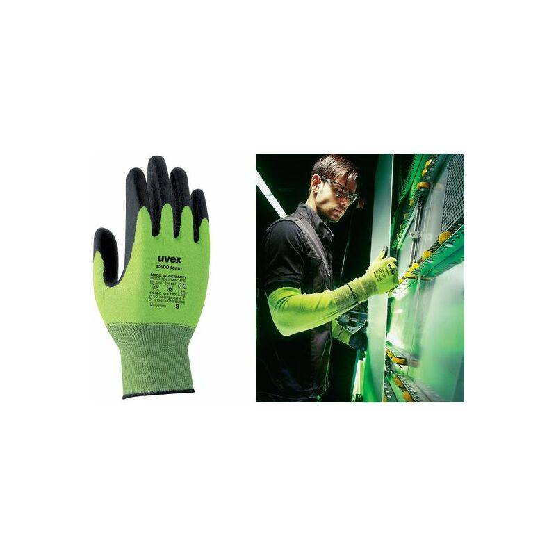 uvex Schnittschutz-Handschuh C500 foam, Gr. 09, 1 Paar