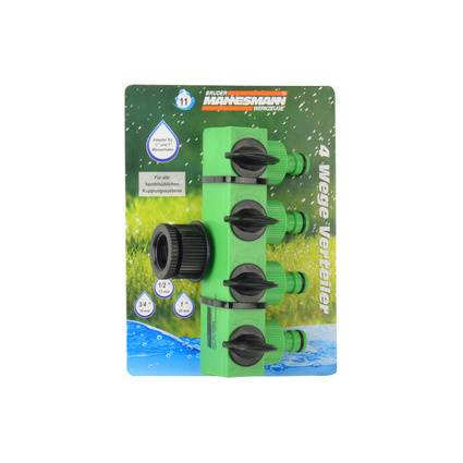 BRÜDER MANNESMANN 4-Wege-Ventil mit 1" Hahnanschluss