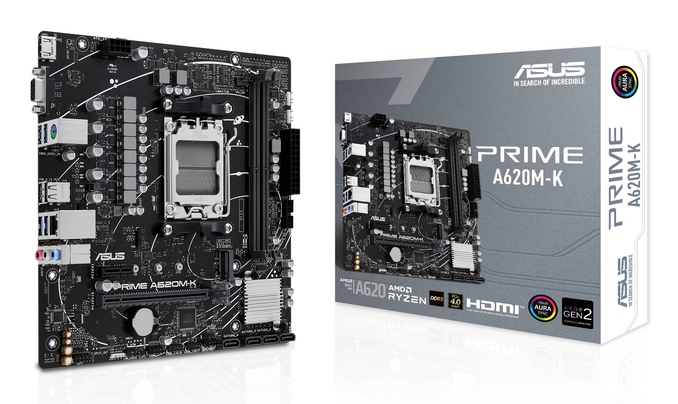 ASUS PRIME A620M-K (AMD,AM5,DDR5,mATX)