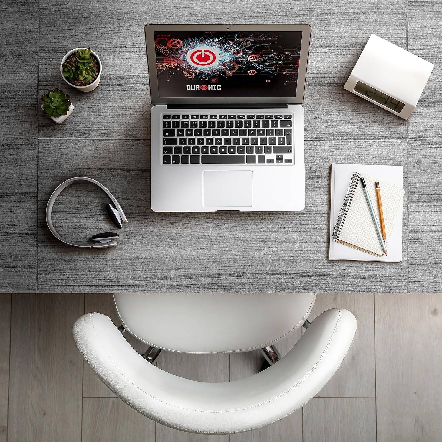 Duronic TT160 GY Schreibtisch | Tischplatte 160 x 60 x 1,9 cm | Schreibtischplatte für individuellen Tisch | Home-Office