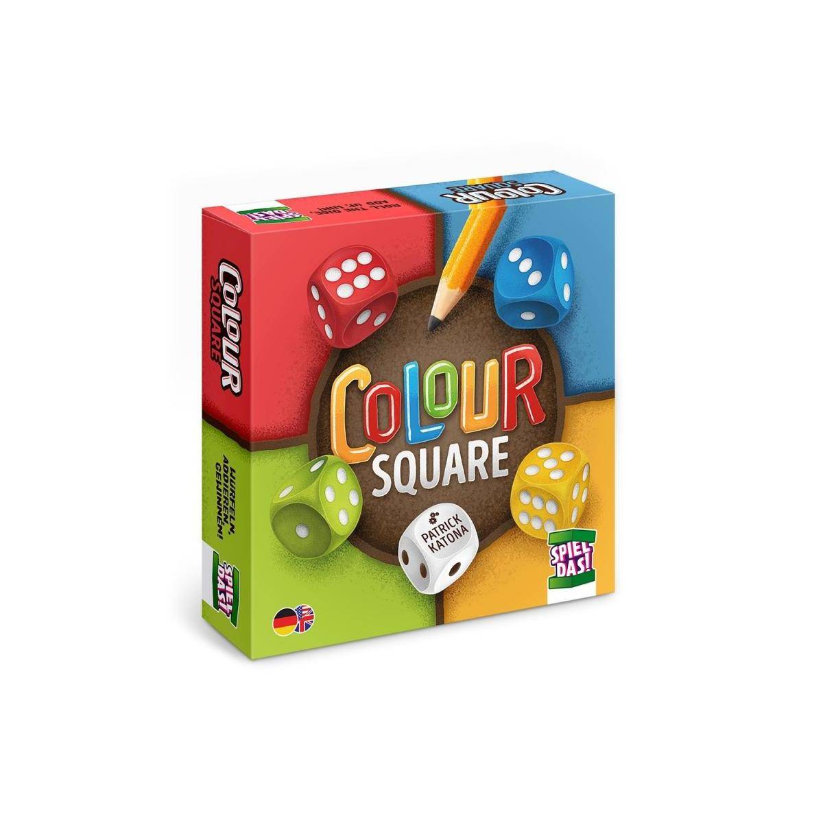 SKED0020 - Colour Square, Würfelspiel, für 1-6 Spieler, ab 8 Jahren (DE-Ausgabe)