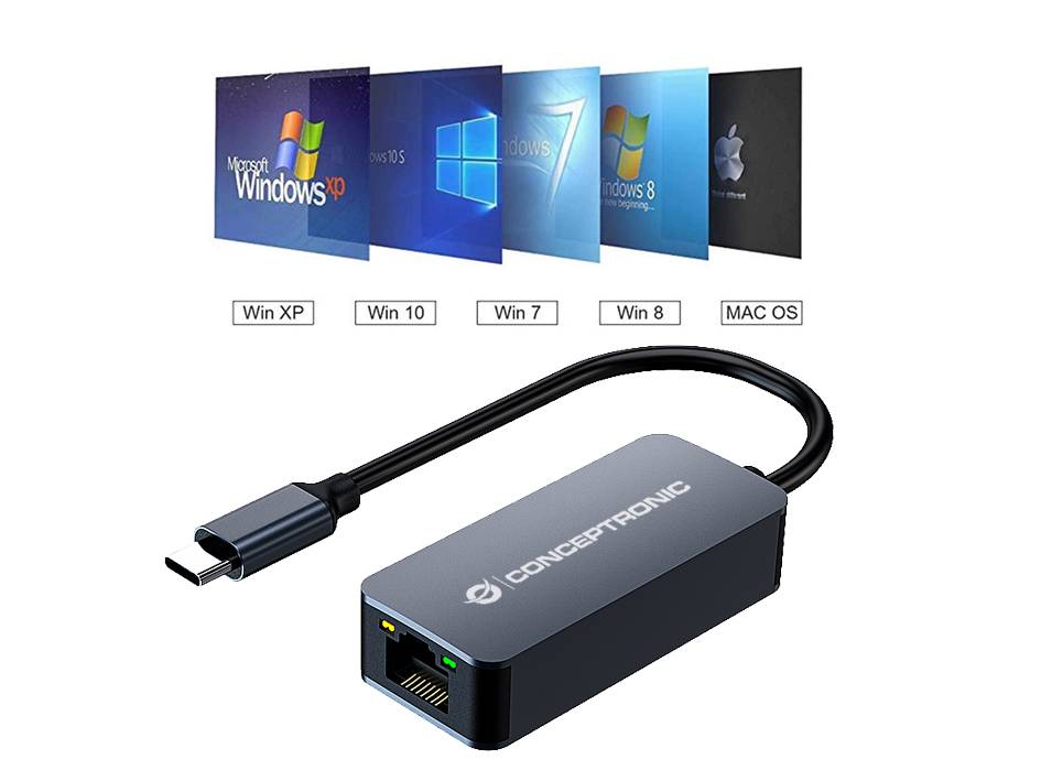 Conceptronic Netzwerkadapter - USB-C 3.2 Gen 1