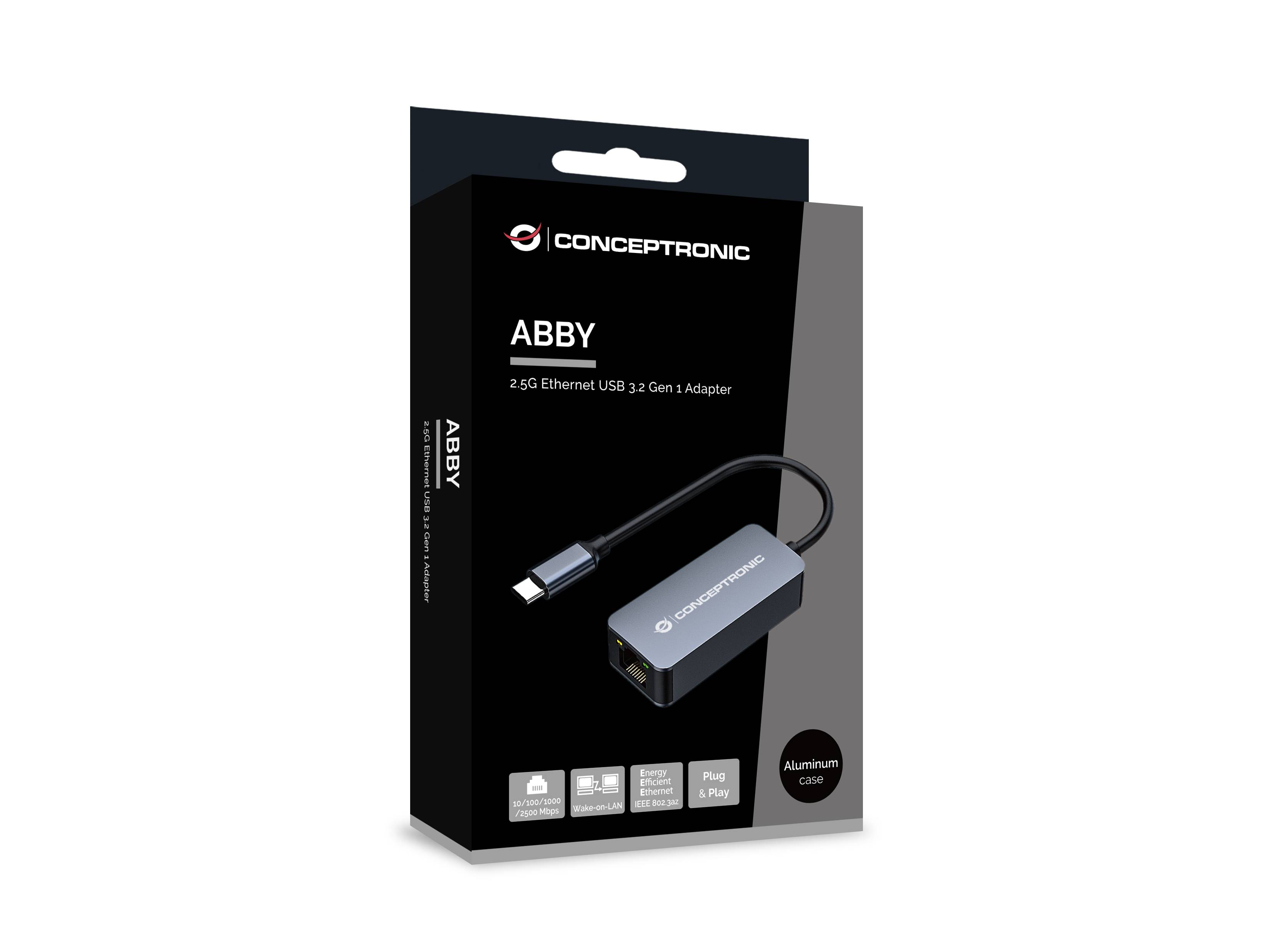 Conceptronic Netzwerkadapter - USB-C 3.2 Gen 1