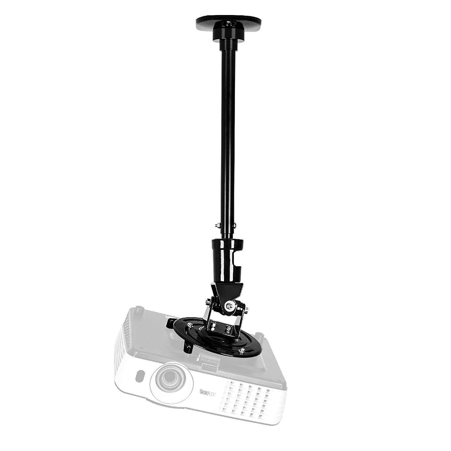 Duronic PB02XL Beamer Halterung | Projektor Halterung | Universal Deckenhalterung | Traglast bis zu 10 kg