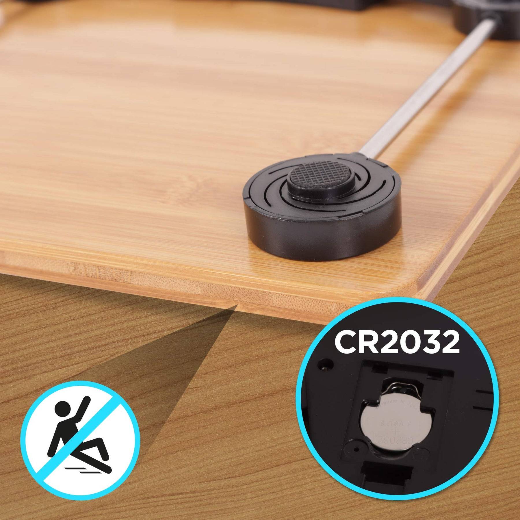 Duronic BS503 Personenwaage | Digitale Waage bis 180 kg | Körperwaage aus Bambus | Flache Gewichtswaage 28 x 28 cm