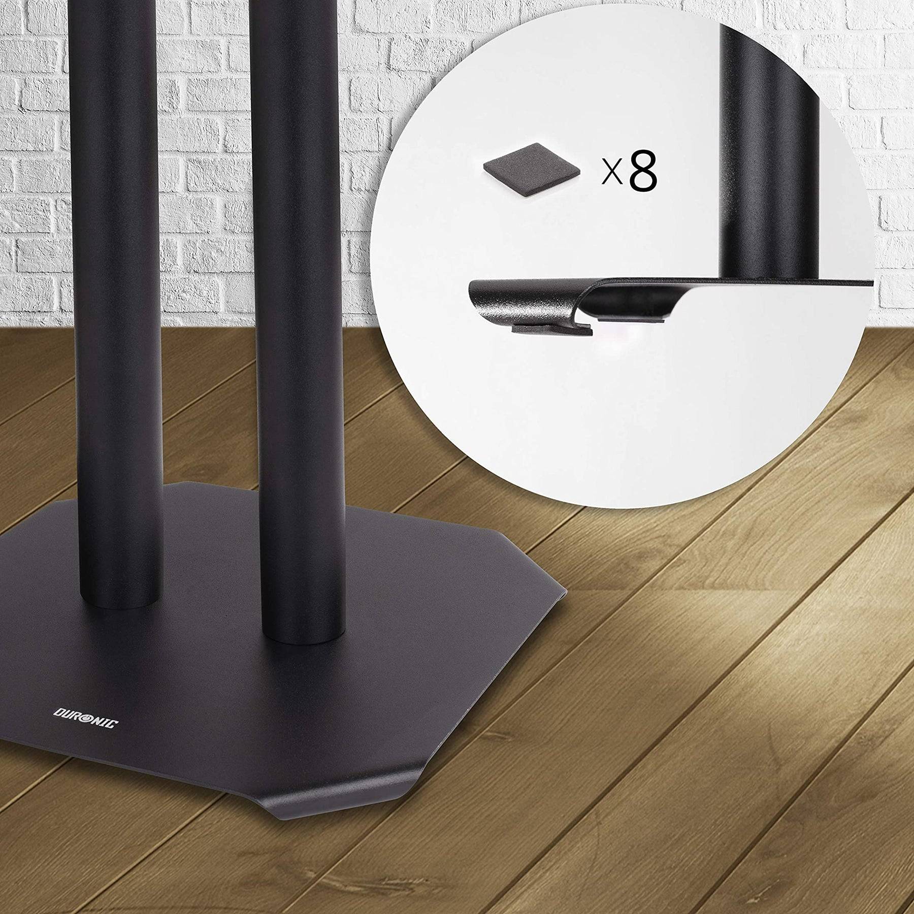 Duronic SPS1022 40 Lautsprecherständer | 40 cm hoher Ständer für Lautsprecher und Boxen bis 5 kg | 2er-Set Universal