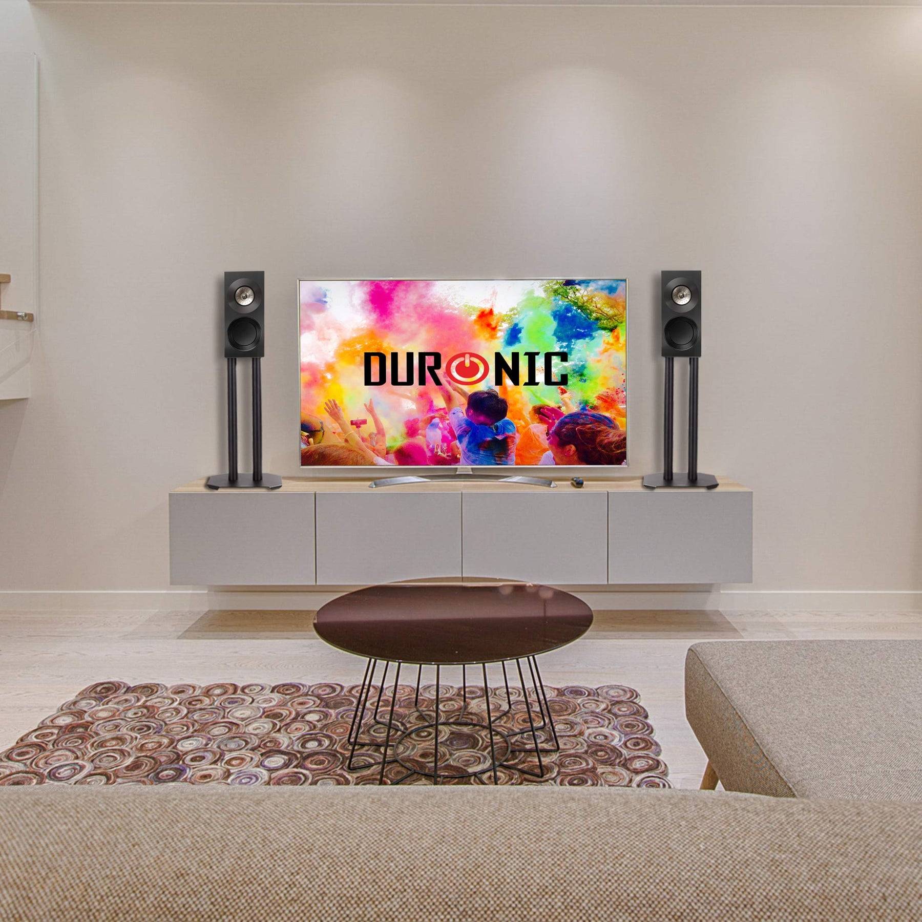 Duronic SPS1022 40 Lautsprecherständer | 40 cm hoher Ständer für Lautsprecher und Boxen bis 5 kg | 2er-Set Universal