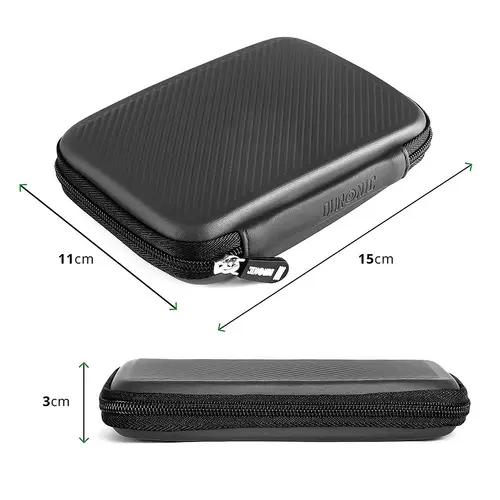 Duronic HDC2 GY externe Festplatten Schutzhülle | Stoßsichere Festplattentasche | 2,5" SSD Cover | Hardshell Hülle Duronic HDC2 GY externe Festplatten Schutzhülle | Stoßsichere Festplattentasche | 2,5" SSD Cover | Hardshell Hülle